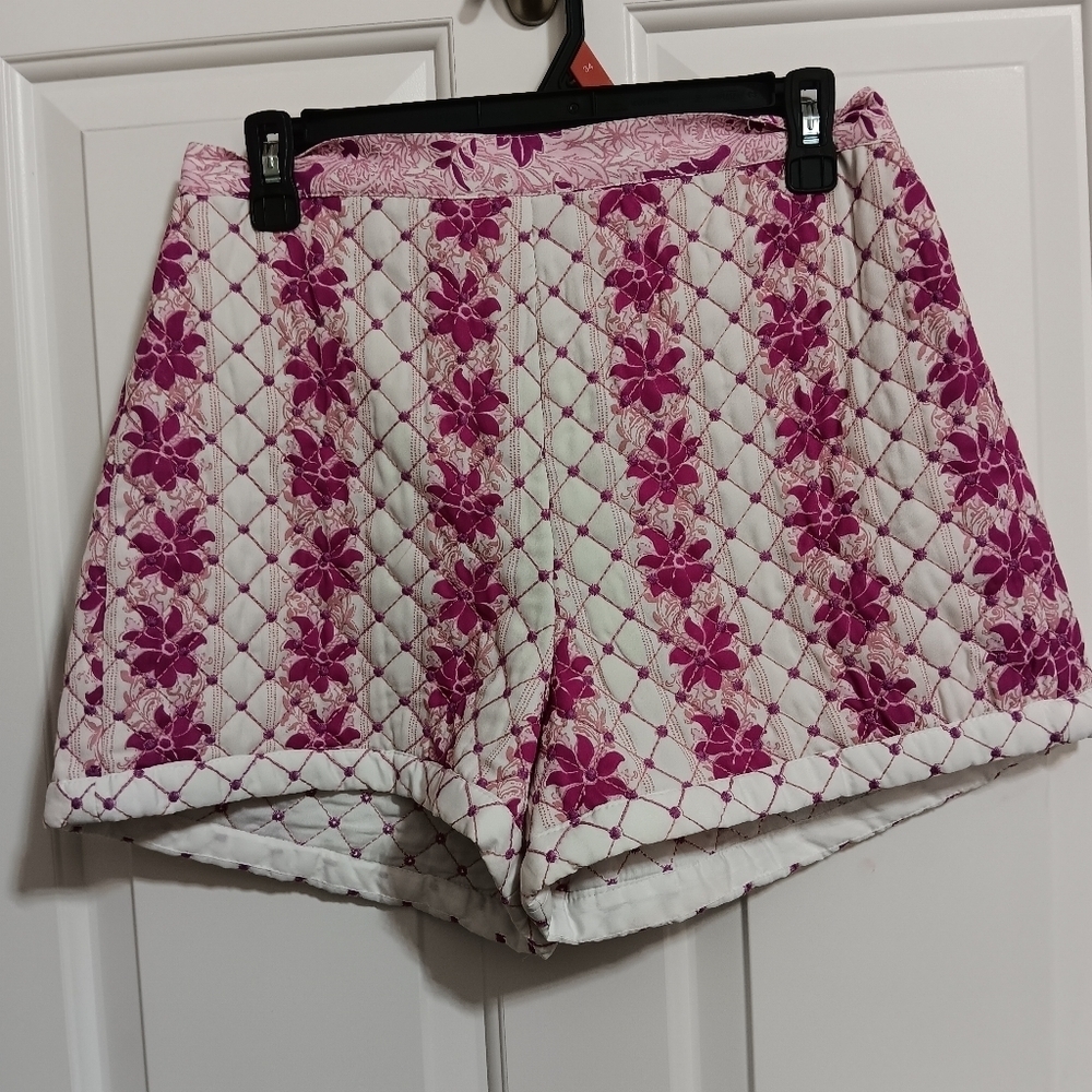 River Island Quilted Floral Shorts